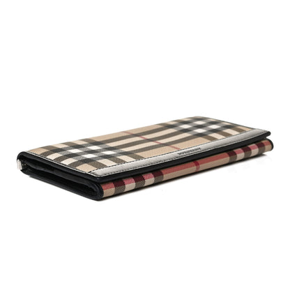 Burberry House Check Continental Wallet Black 4 of 12