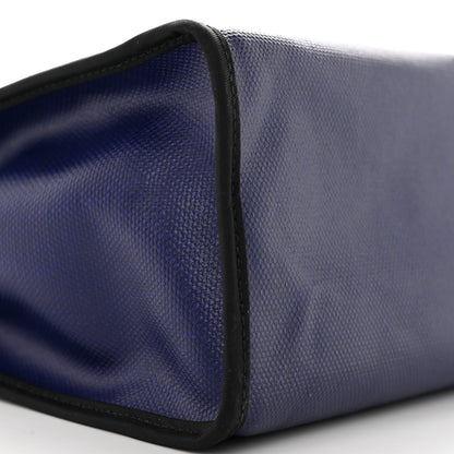 Hermes Toile H Berline Vache Hunter Herbag Zip PM 31 Bleu Encre Black 9 of 17