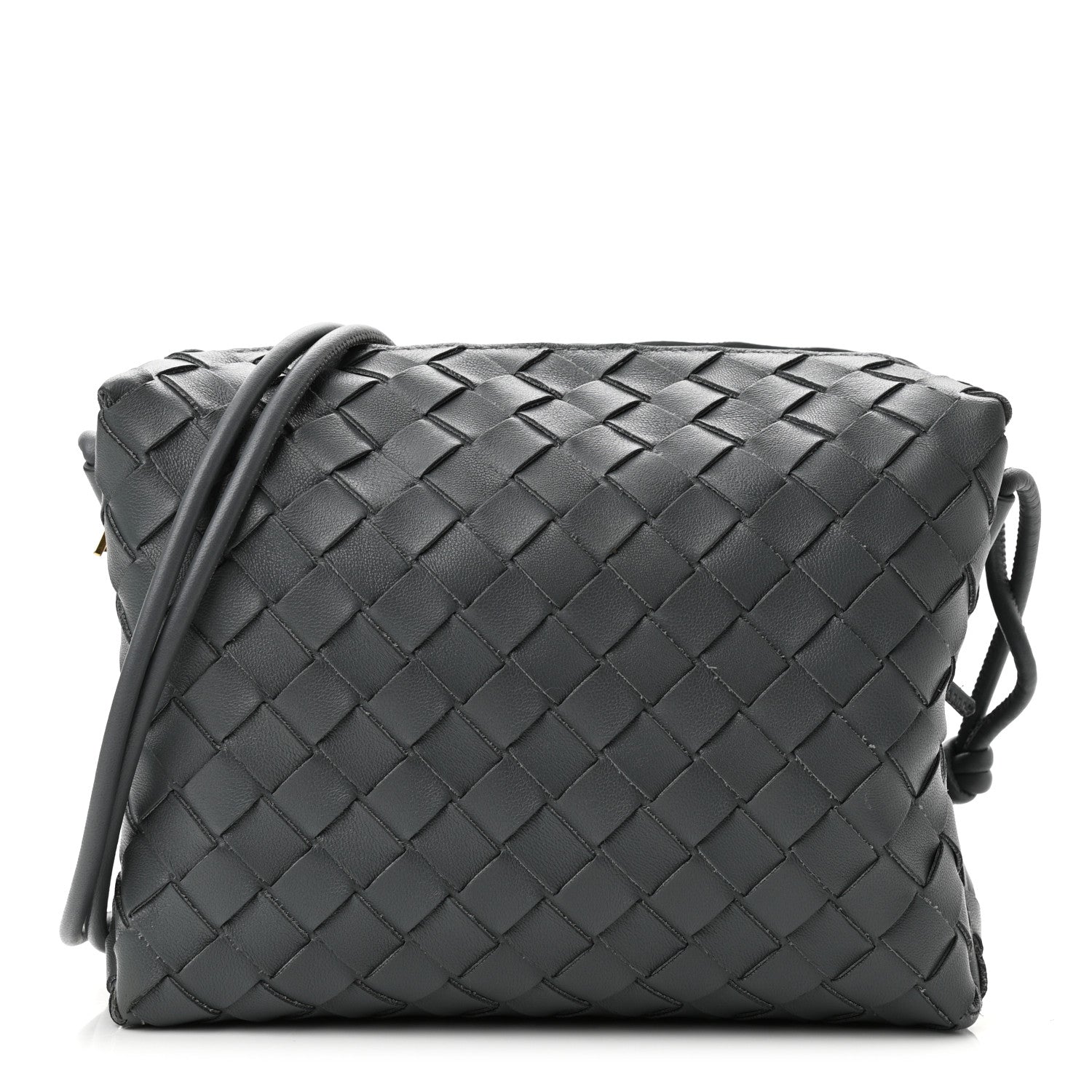 Bottega Veneta Nappa Intrecciato Small Loop Camera Bag Thunder 1 of 9