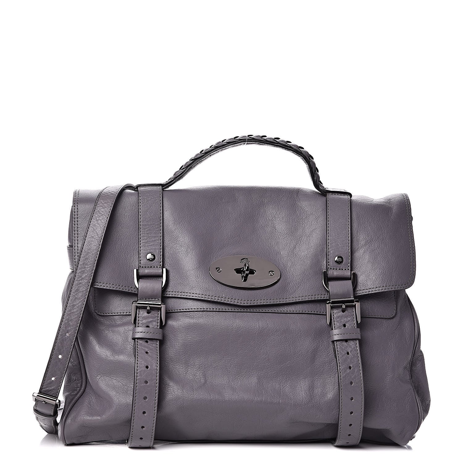 Mulberry Soft Buffalo Oversized Alexa Foggy Grey 1 of 10