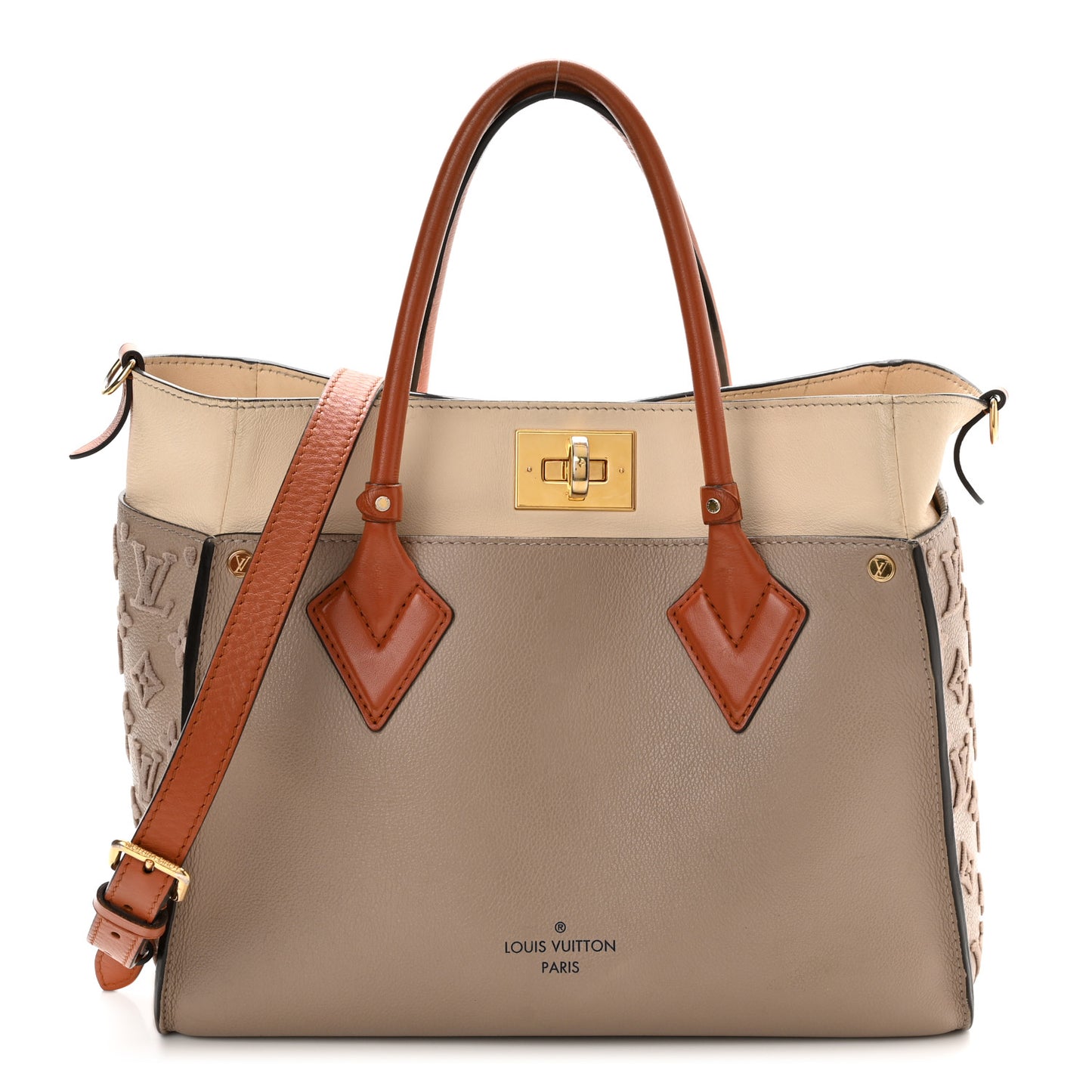 Calfskin Monogram Tufting On My Side Galet