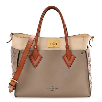 Louis Vuitton Calfskin Monogram Tufting On My Side Galet 1 of 12