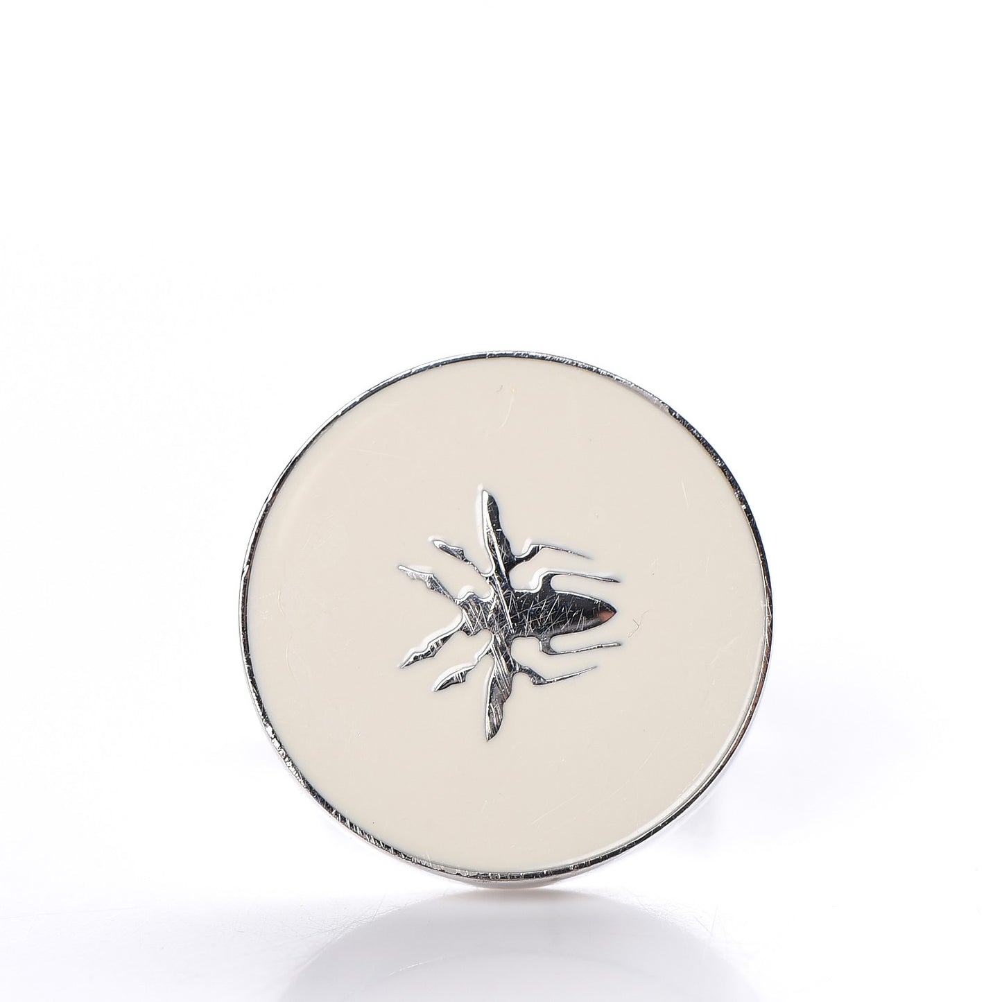 Homme Lacquer Bee Cufflinks Palladium