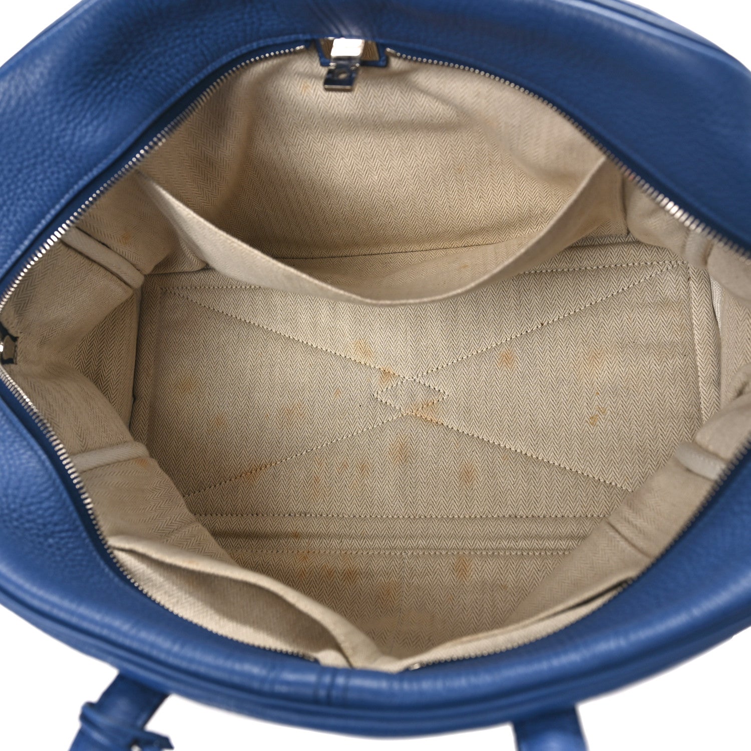 Hermes Taurillon Clemence Victoria II 35 Bleu Brighton 5 of 14
