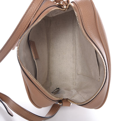 Gucci Pebbled Calfskin Small Soho Disco Bag Camelia 5 of 13