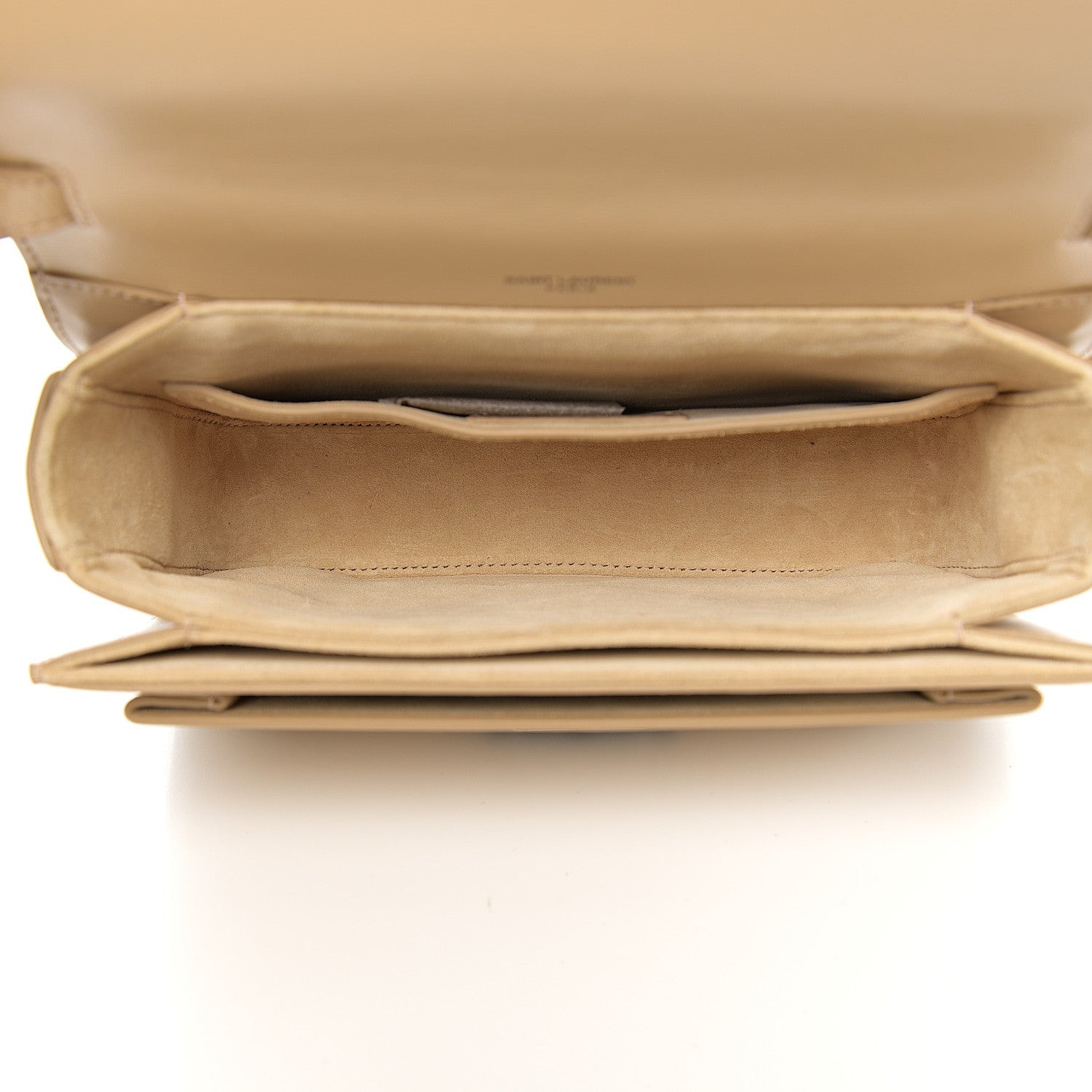 Saint Laurent Calfskin Medium Bellechasse Satchel Beige 4 of 9