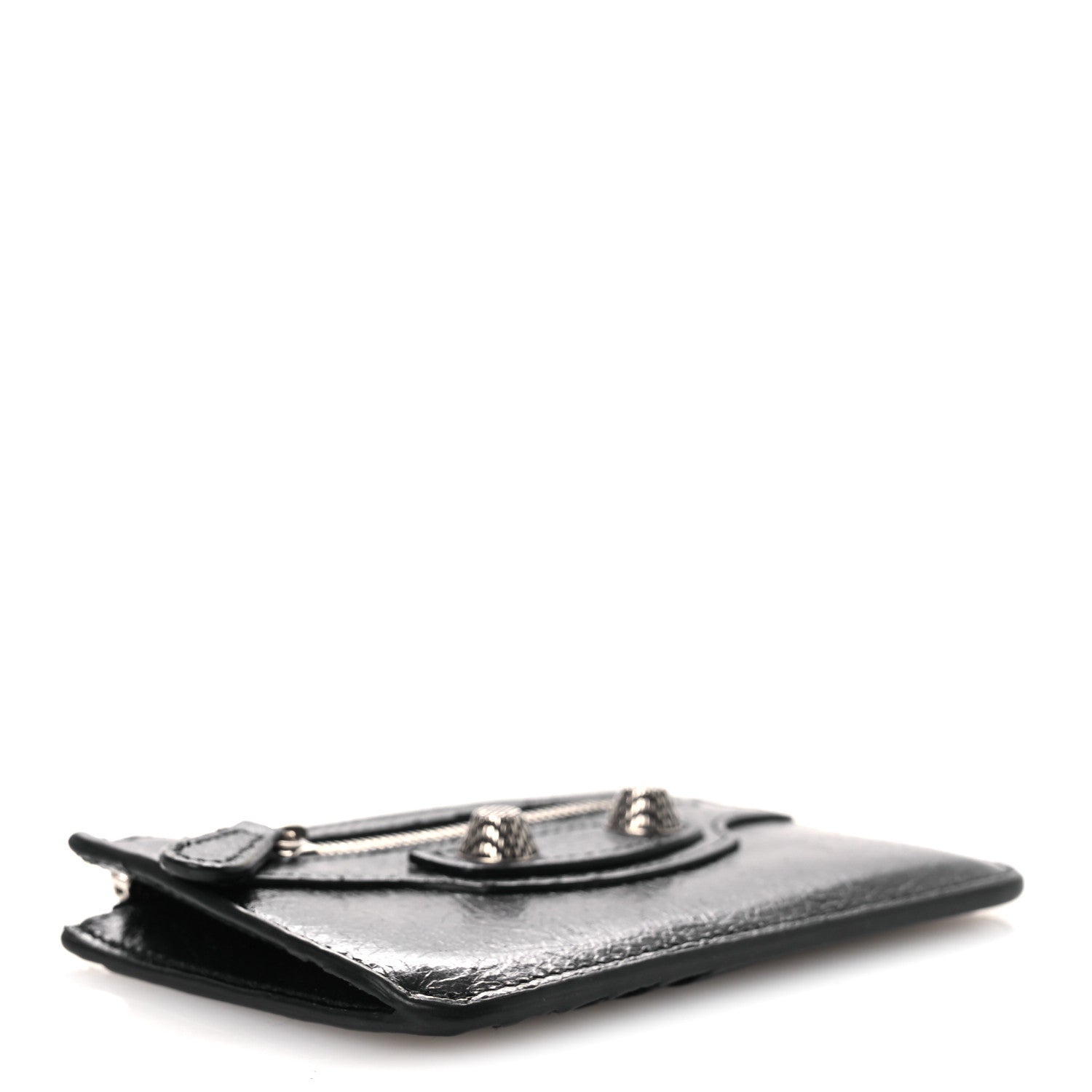 Balenciaga Agneau Le Cagole Coin Card Holder Black 4 of 8