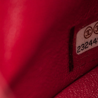 Chanel Lambskin Quilted Mini Square Flap Fuchsia 7 of 8