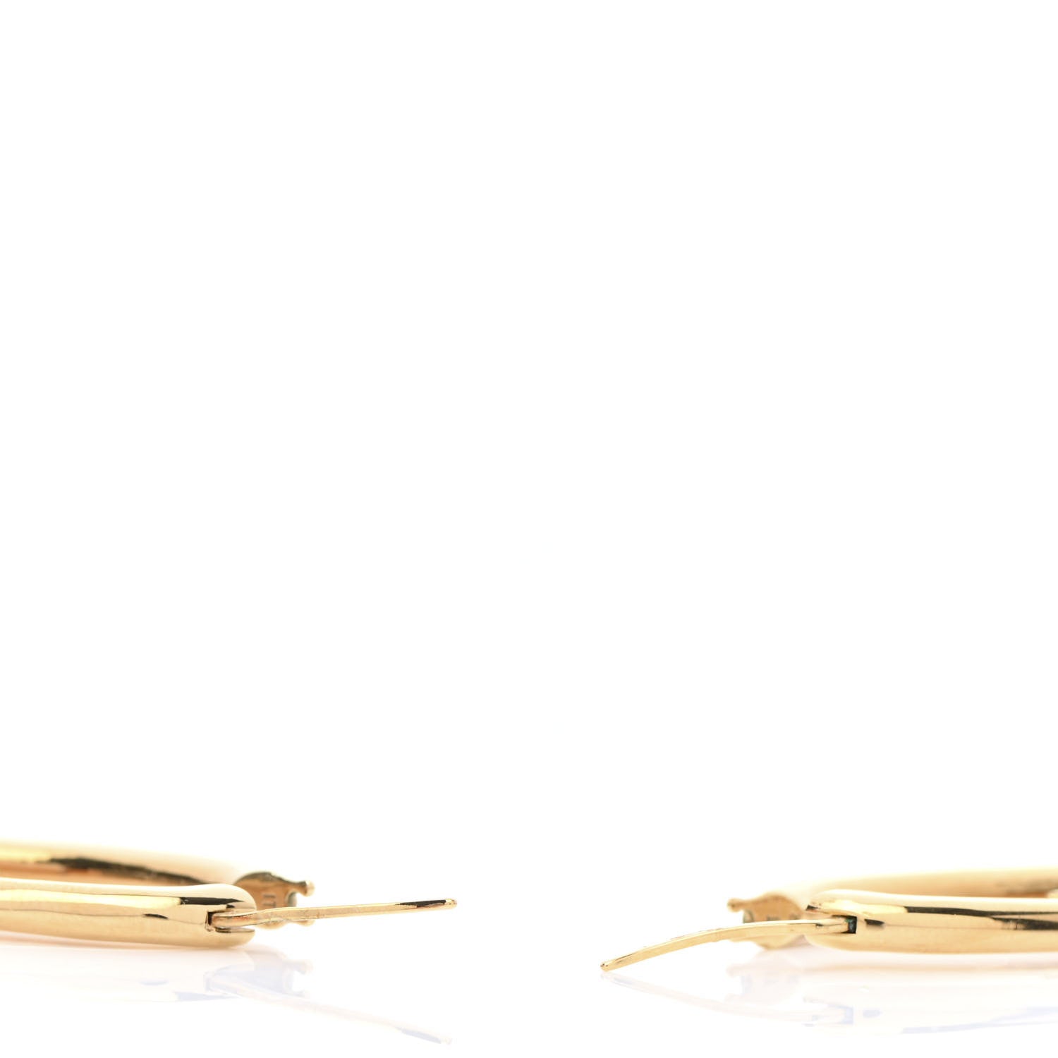 Louis Vuitton Metal Fall In Love Hoop Earrings GM Gold 3 of 6