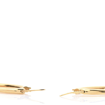 Louis Vuitton Metal Fall In Love Hoop Earrings GM Gold 3 of 6