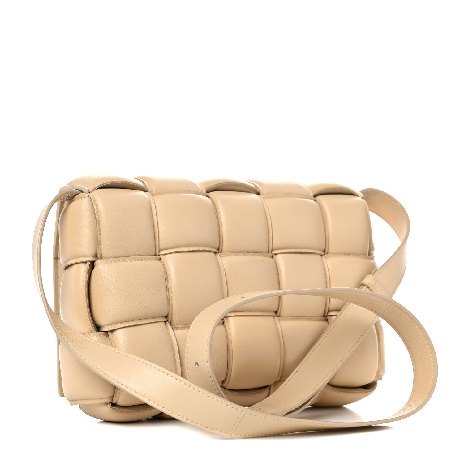 Bottega Veneta Nappa Maxi Intreccio Padded Cassette Crossbody Bag Porridge 3 of 16