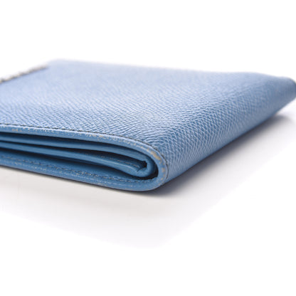 Burberry London Grainy Calfskin Bi-Fold Wallet Blue 9 of 11