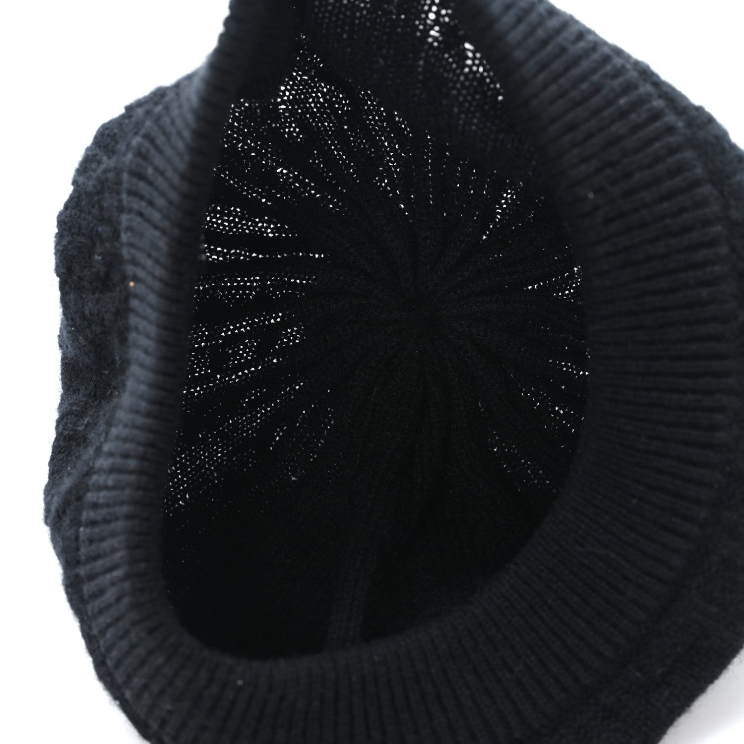 Chanel Cashmere CC Beret Black 7 of 9