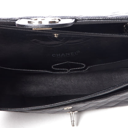 Chanel Caviar Quilted Medium Double Flap Black 4 of 9