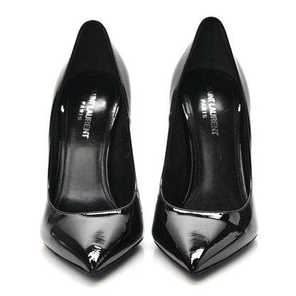 Saint Laurent Patent Opyum 110 Pumps 39 Black Silver 2 of 10