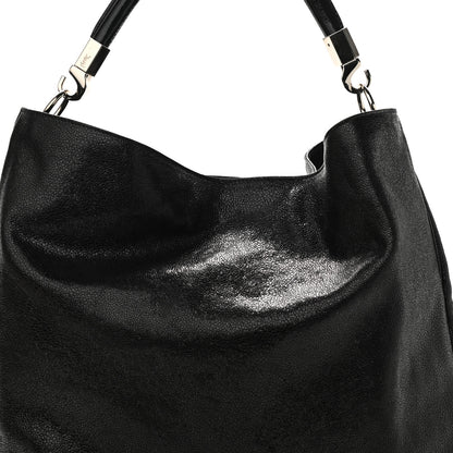 Saint Laurent Stingray Embossed Large Roady Hobo Black 8 of 10