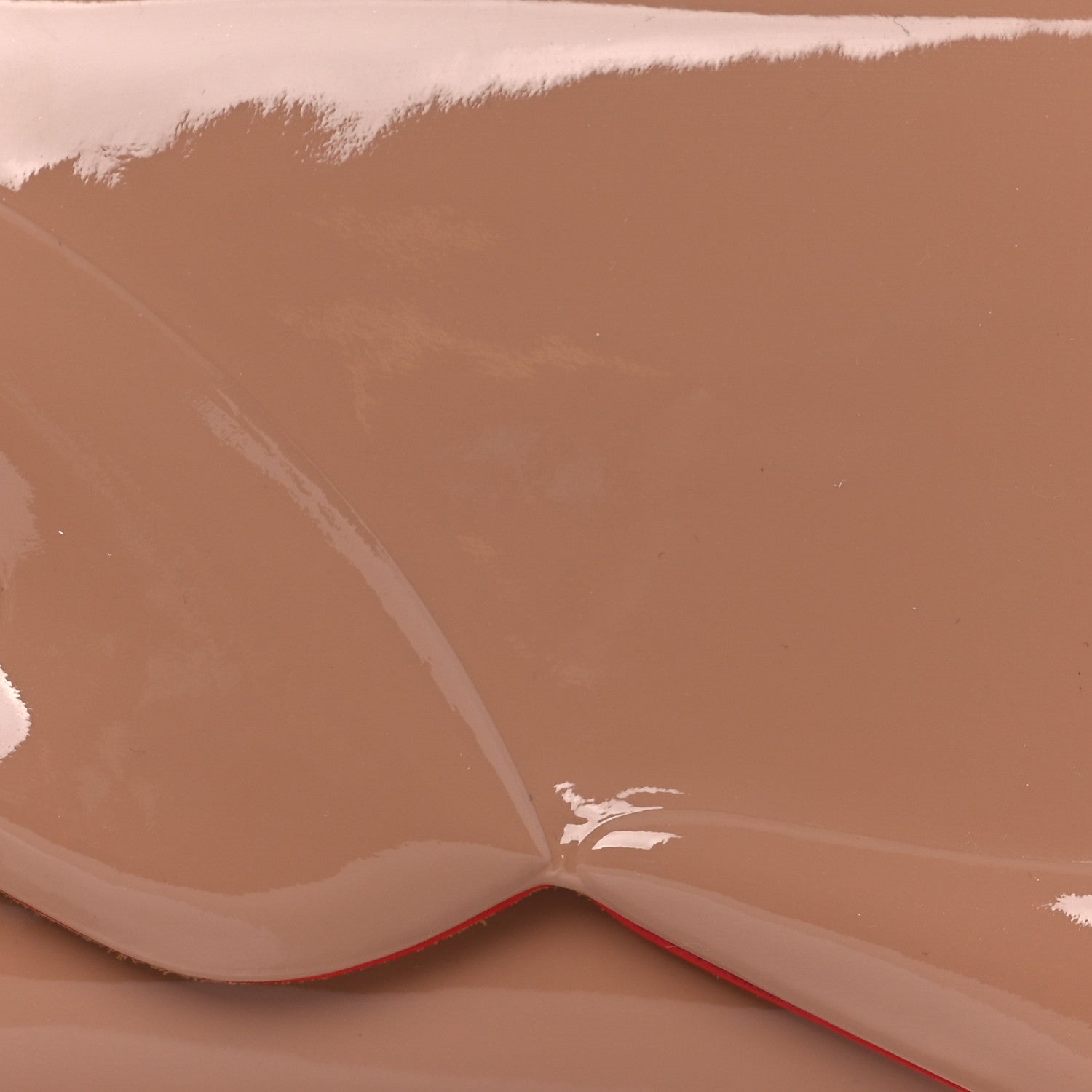 Christian Louboutin Patent So Kate Baguette Clutch Nude 7 of 10