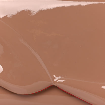 Christian Louboutin Patent So Kate Baguette Clutch Nude 7 of 10