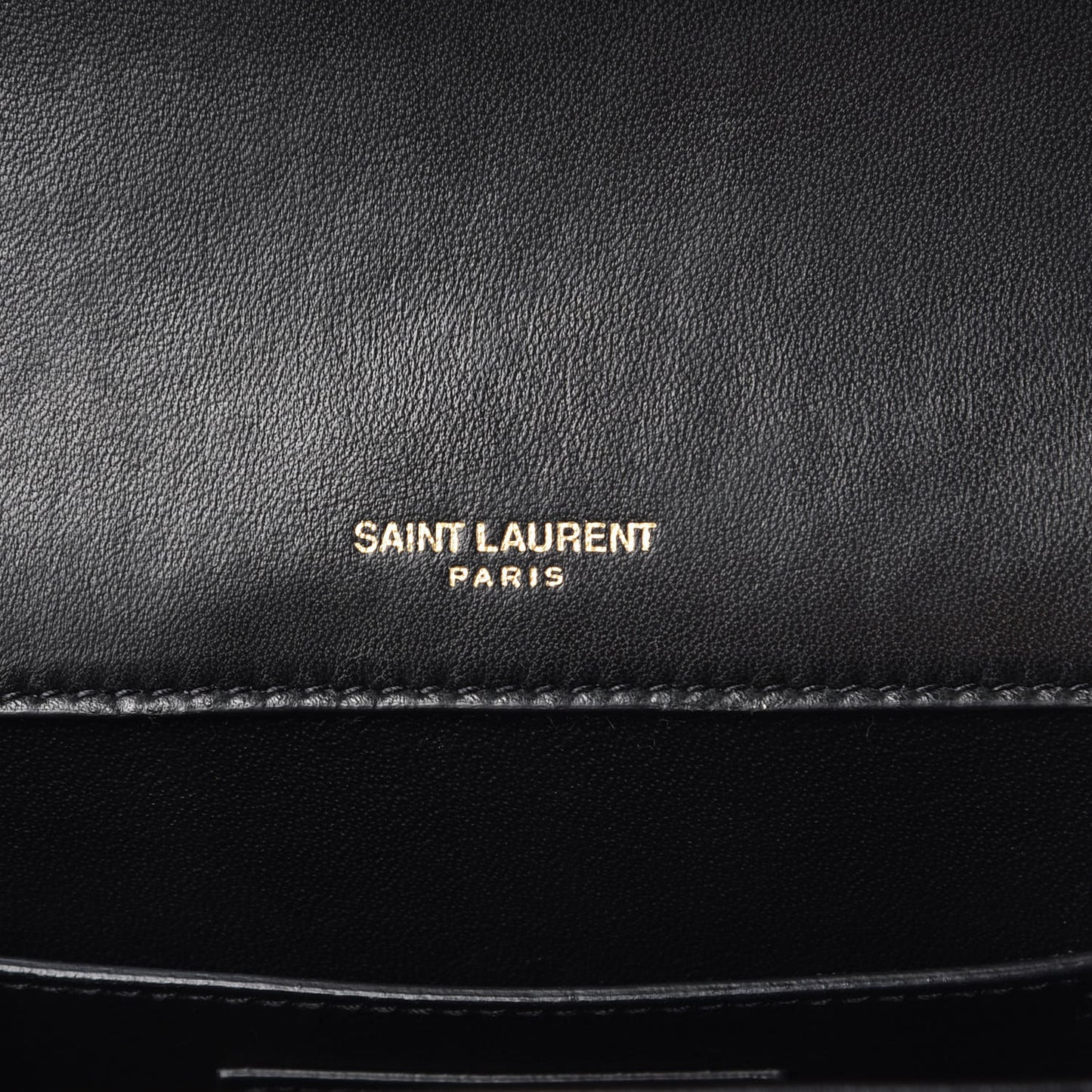 Lambskin Matelasse Chevron Monogram Small Sulpice Bag Black