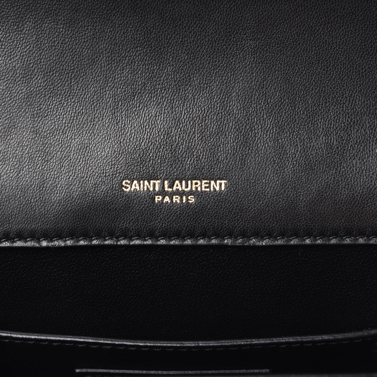 Saint Laurent Lambskin Matelasse Chevron Monogram Small Sulpice Bag Black 7 of 9