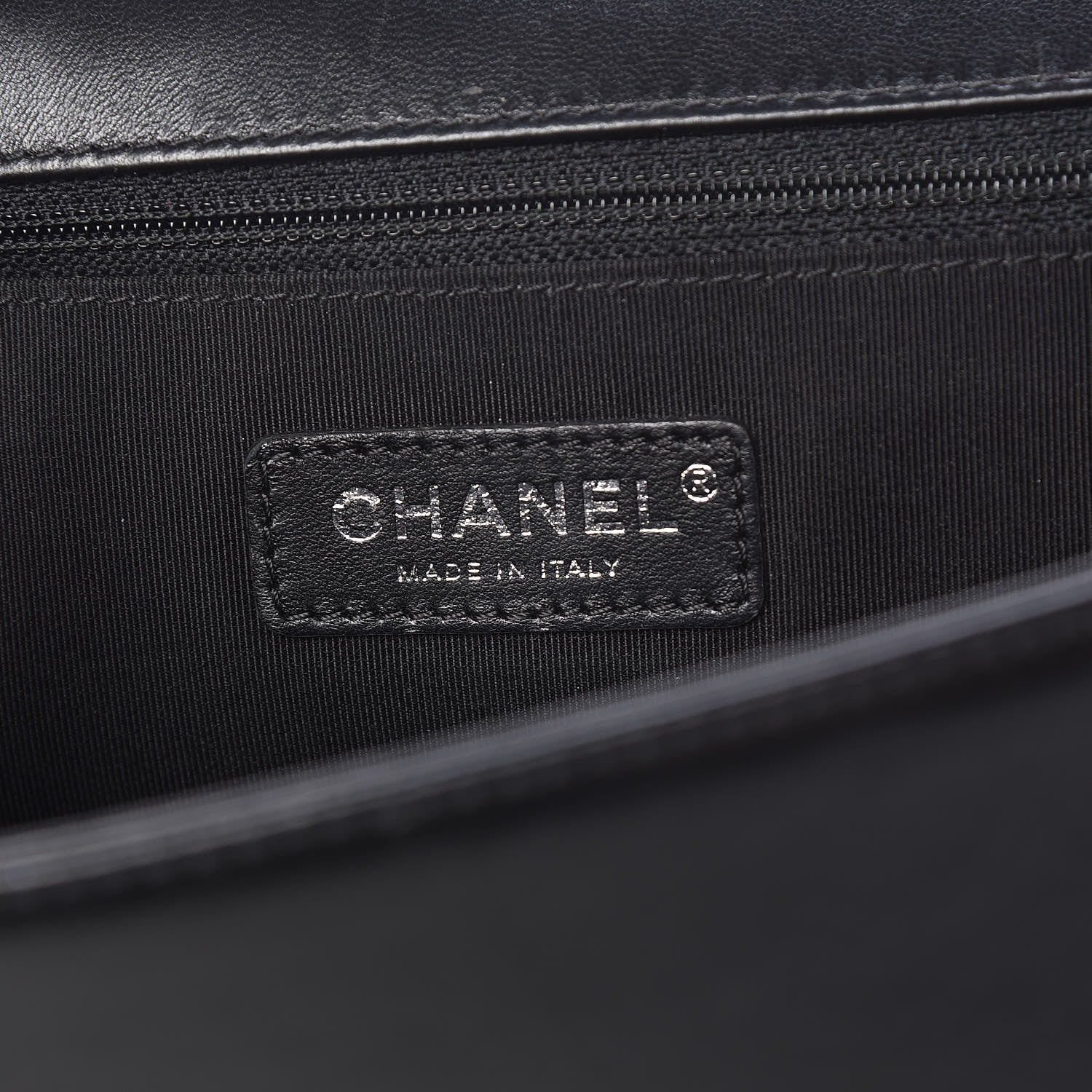 Chanel Lambskin Quilted Large Boy Flap Black 6 of 16