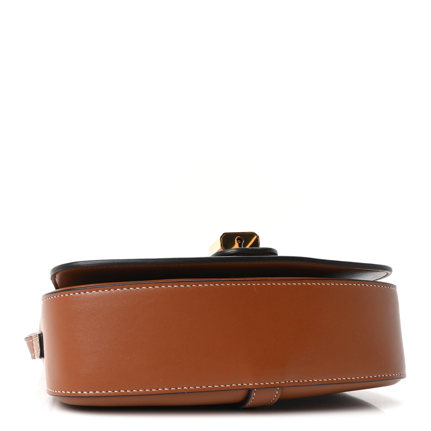 Celine Smooth Calfskin Tabou Clutch on Strap Tan 4 of 9
