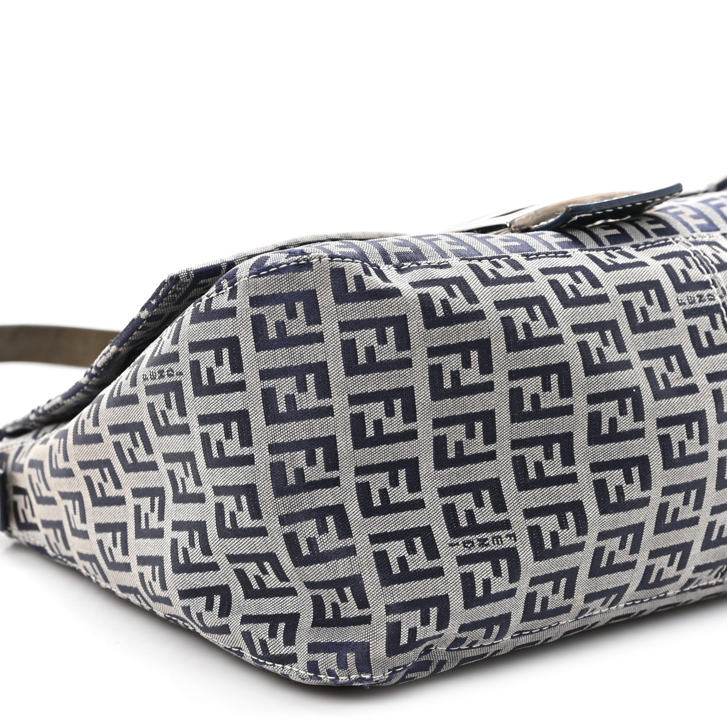 Fendi Zucchino Mama Baguette Navy 8 of 10