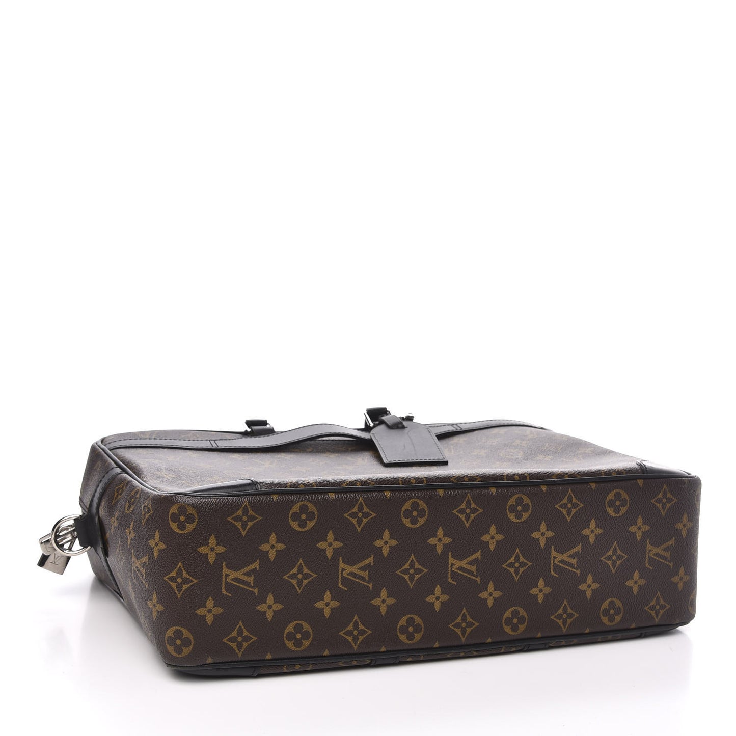 Monogram Macassar Porte Documents Voyage Soft Briefcase