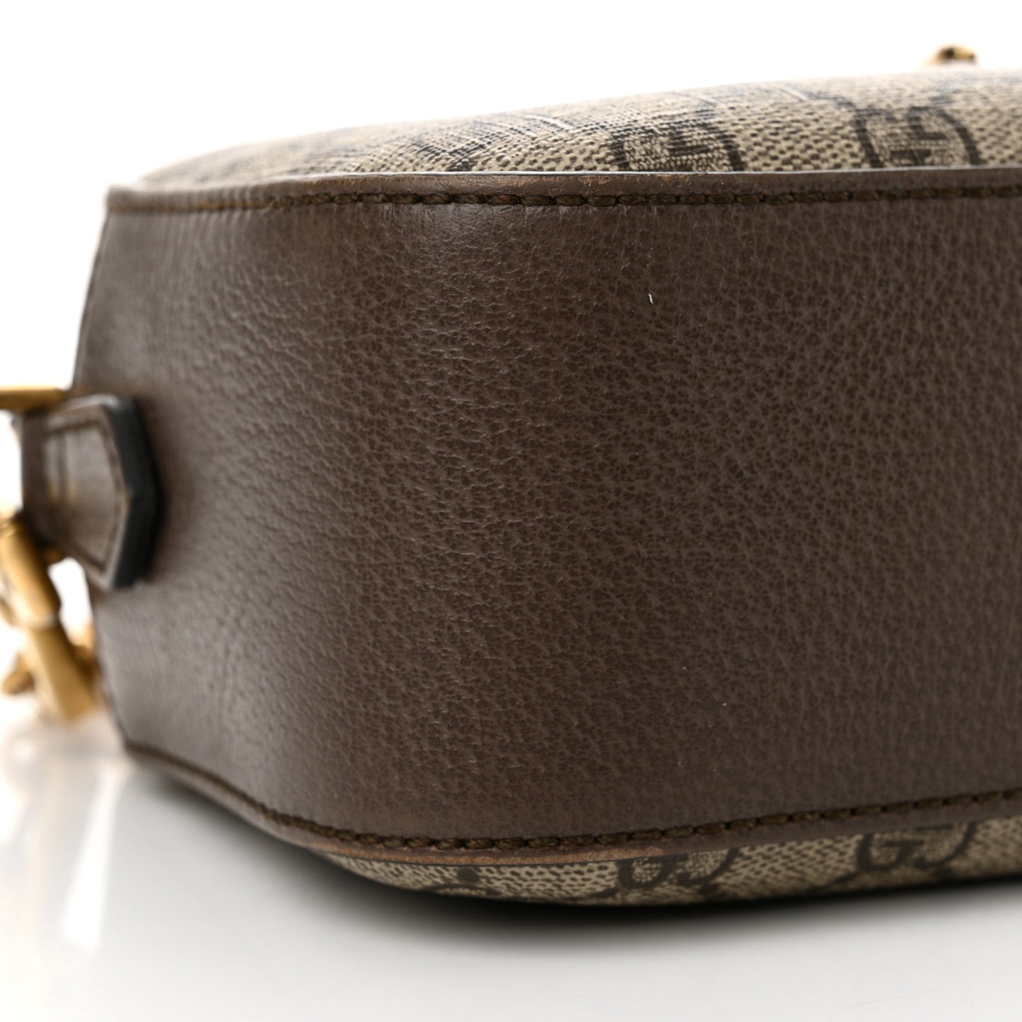 GG Supreme Monogram Web Neo Vintage Shoulder Bag Beige New Acero Crop