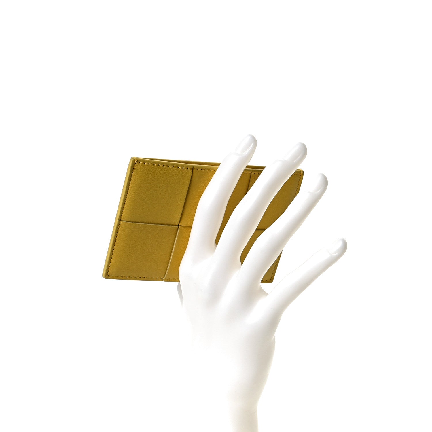 Bottega Veneta Nappa Maxi Intrecciato Credit Card Case Buttercup 7 of 7