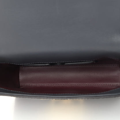 Givenchy Calfskin Crocodile Embossed Eden Mini Top Handle Storm Grey 5 of 8