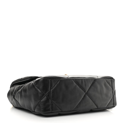 Chanel Goatskin Quilted Medium Chanel 19 Flap Black 4 of 10