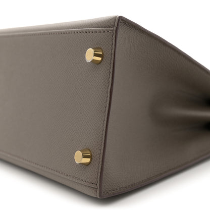 Hermes Epsom Kelly Sellier 28 Etain 10 of 11