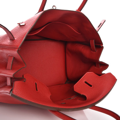 Hermes Togo Birkin 35 Rouge Casaque 7 of 29