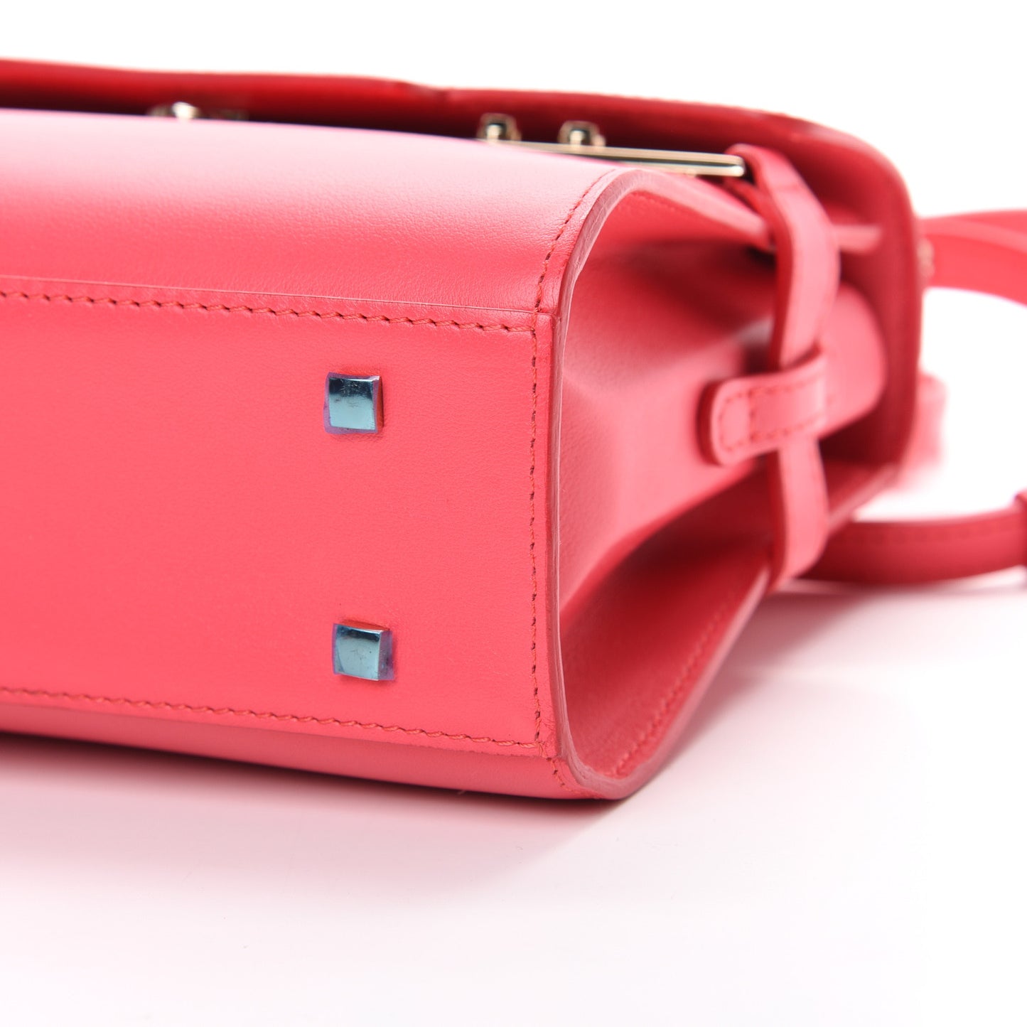 Smooth Calfskin Mini Tempete Satchel Rose Candy