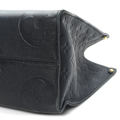 Louis Vuitton Empreinte Monogram Giant Onthego MM Black 9 of 12