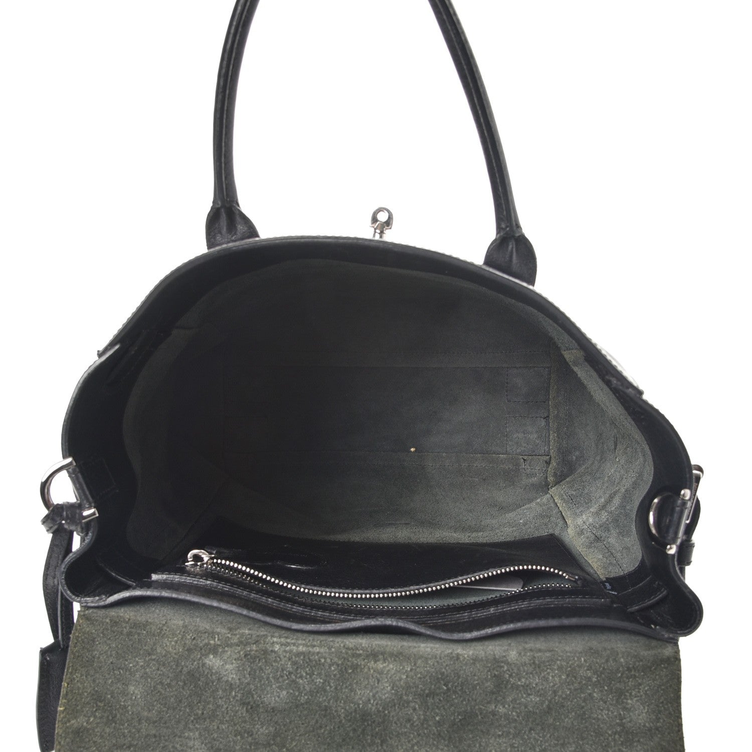 Mulberry Natural Leather Large Cara Delevingne Convertible Satchel Black 6 of 12