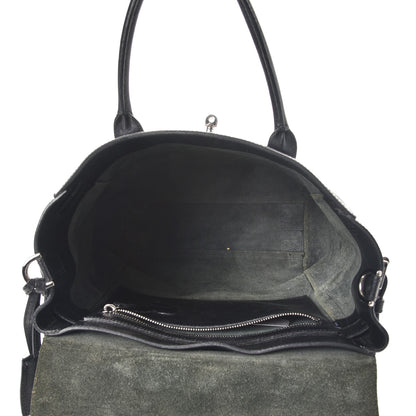 Mulberry Natural Leather Large Cara Delevingne Convertible Satchel Black 6 of 12