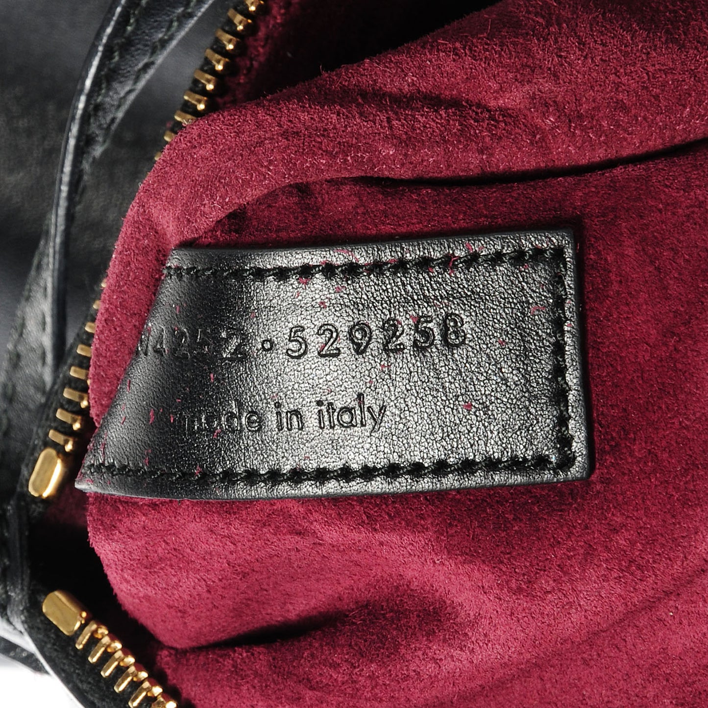 Calfskin Suede Reversible Shopper Tote Noir Amarena