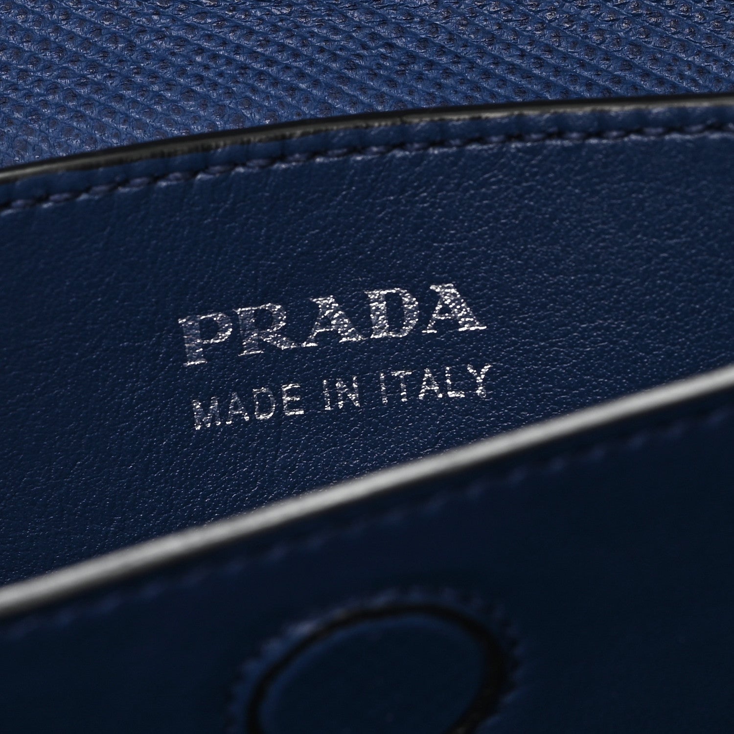 Prada Denim Large Double Bag Blue 6 of 11
