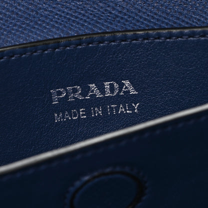 Prada Denim Large Double Bag Blue 6 of 11