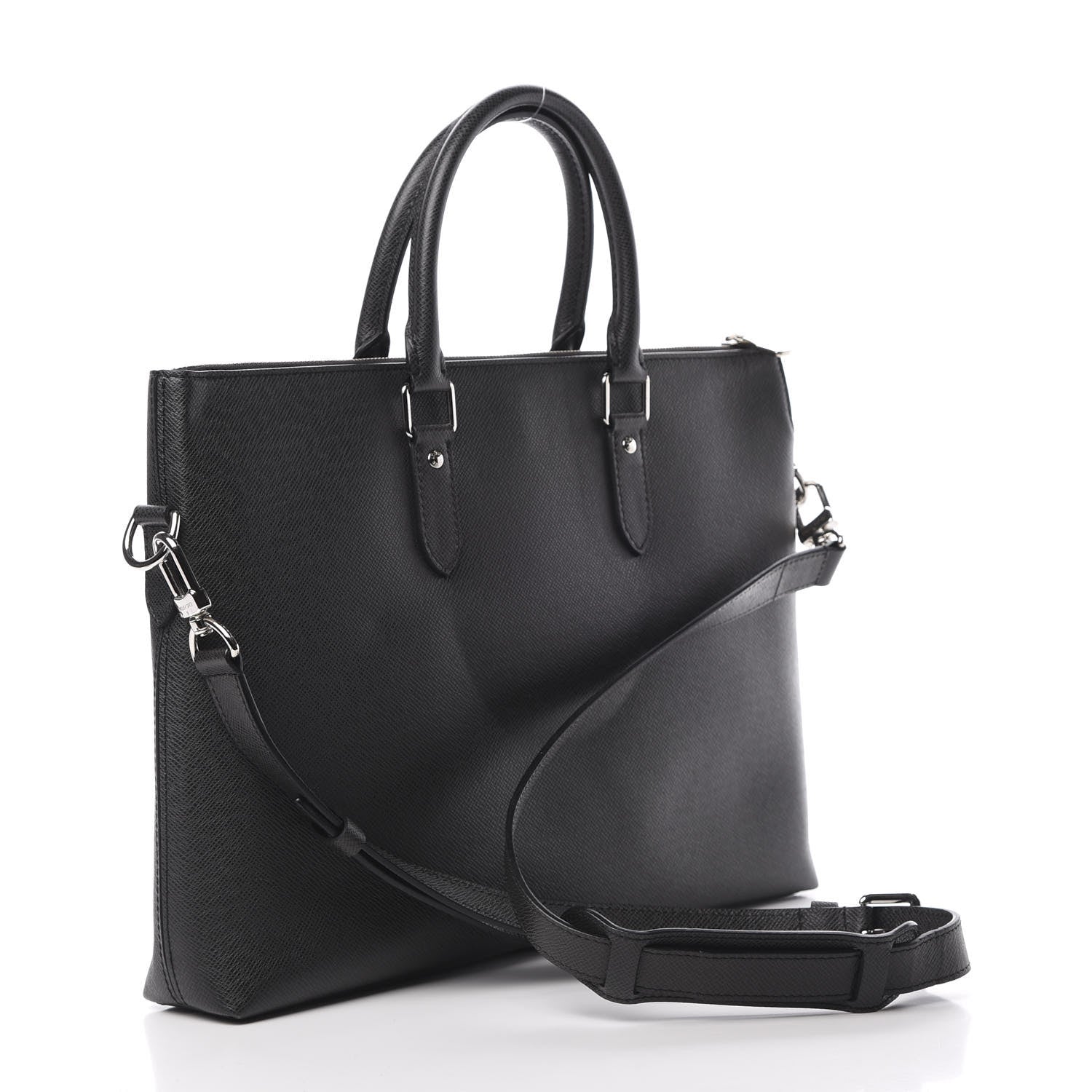 Louis Vuitton Taiga Anton Soft Briefcase Black 4 of 15