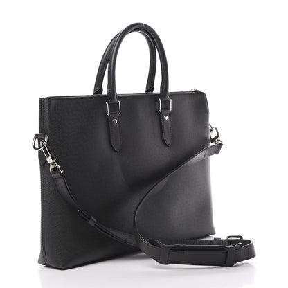Louis Vuitton Taiga Anton Soft Briefcase Black 4 of 15