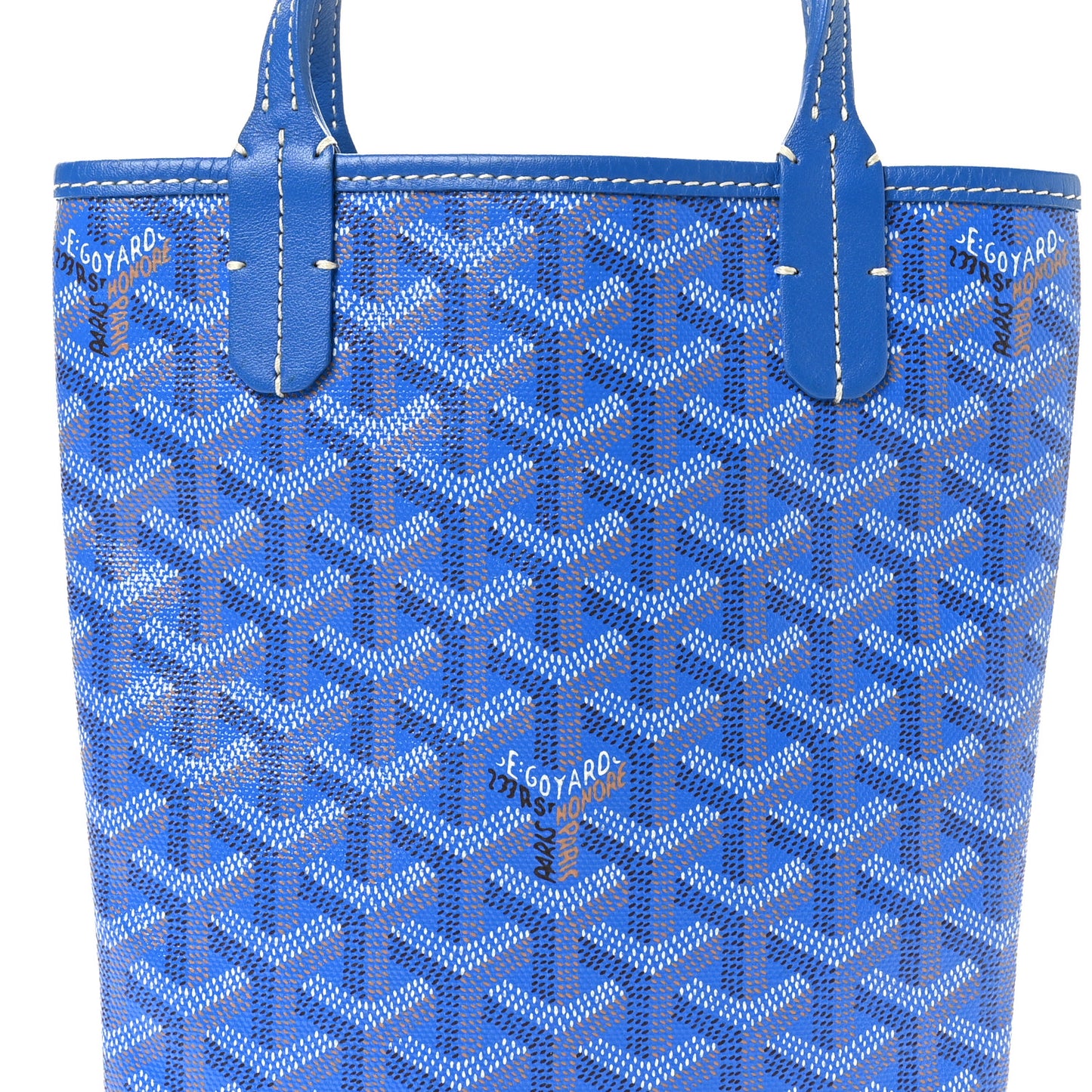 Goyardine Poitiers Tote Blue