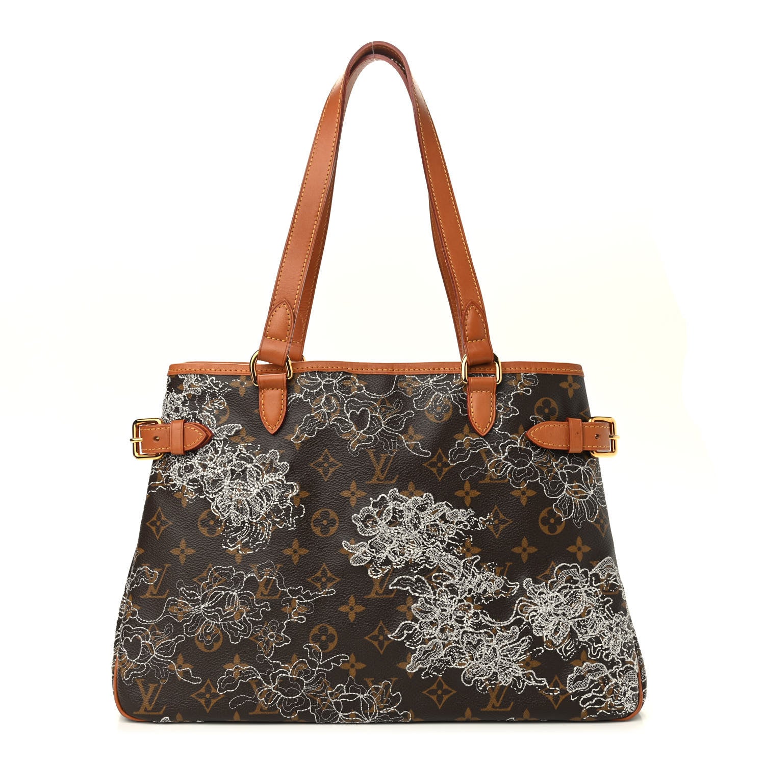 Louis Vuitton Monogram Dentelle Batignolles Horizontal Silver 1 of 8