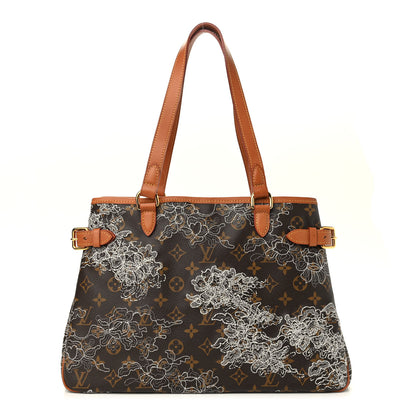 Louis Vuitton Monogram Dentelle Batignolles Horizontal Silver 1 of 8