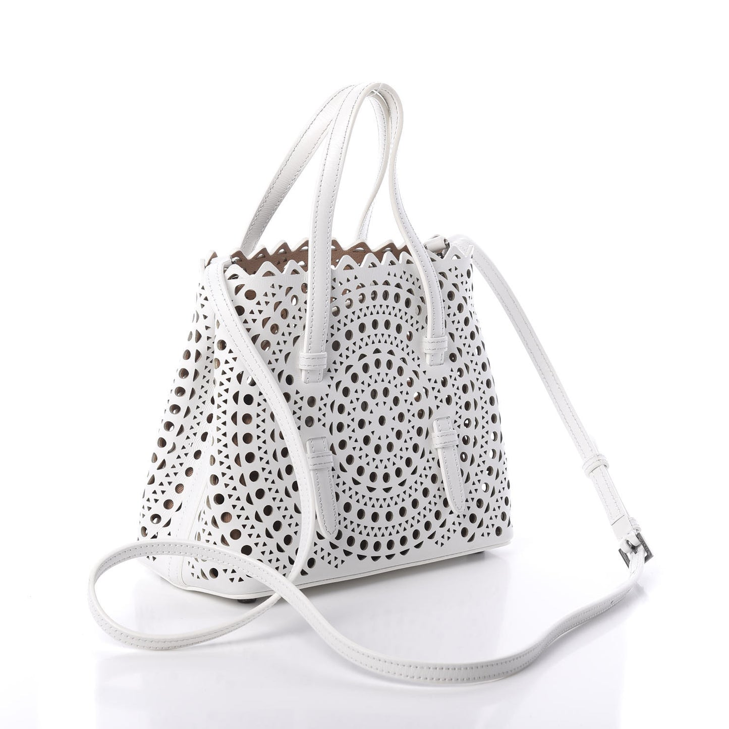 Calfskin Vienne Mina 20 Bag White