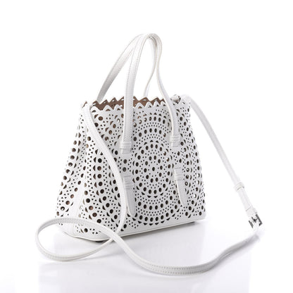 Alaia Calfskin Vienne Mina 20 Bag White 4 of 11