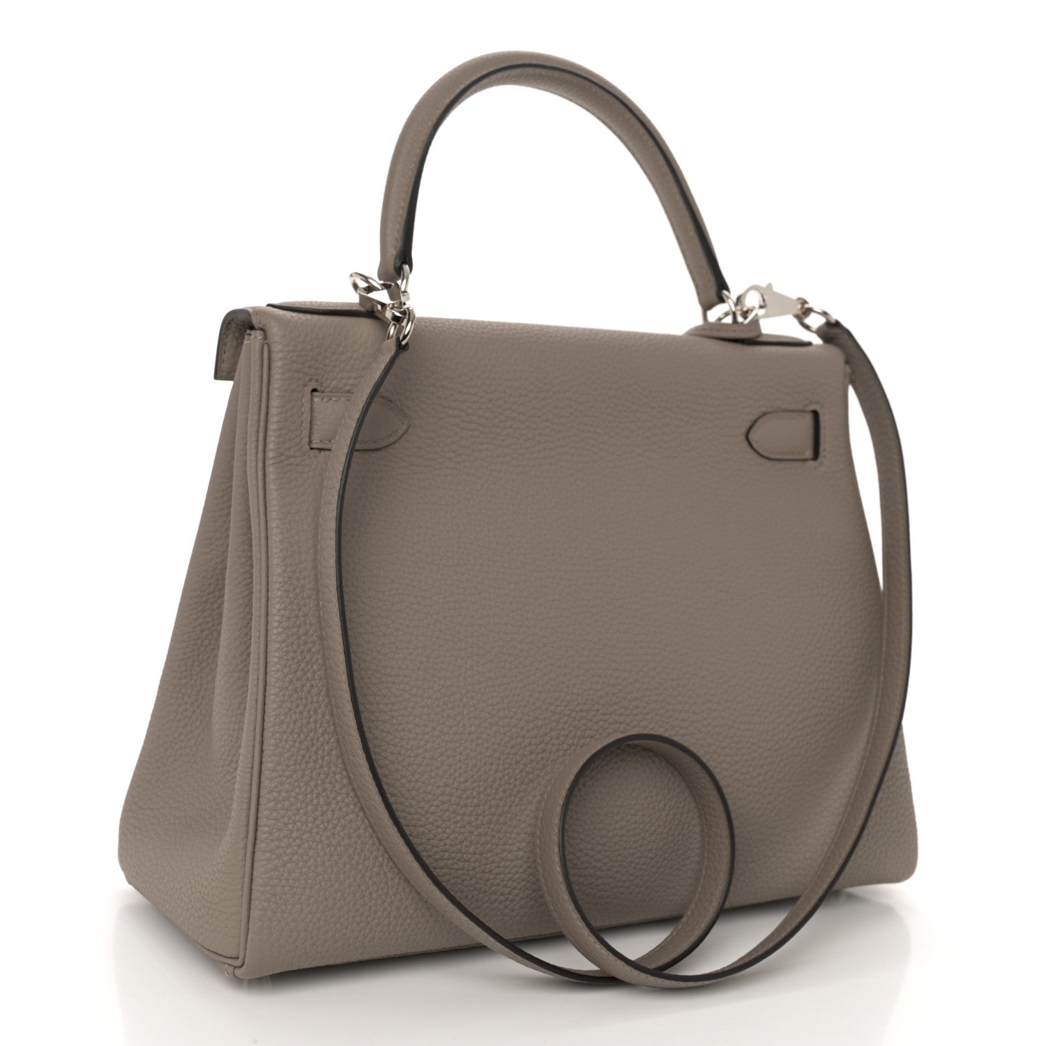 Hermes Togo Kelly Retourne 28 Gris Asphalte 3 of 11