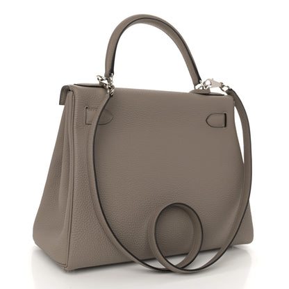 Hermes Togo Kelly Retourne 28 Gris Asphalte 3 of 11